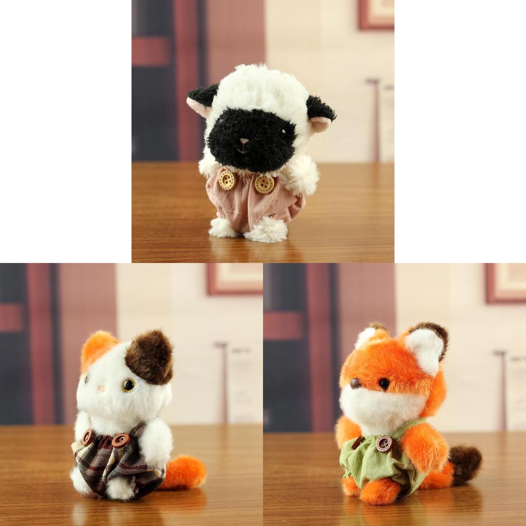 Plush Sheep Toy With Pp Cotton Fill For Kids Baby Sleep Companion