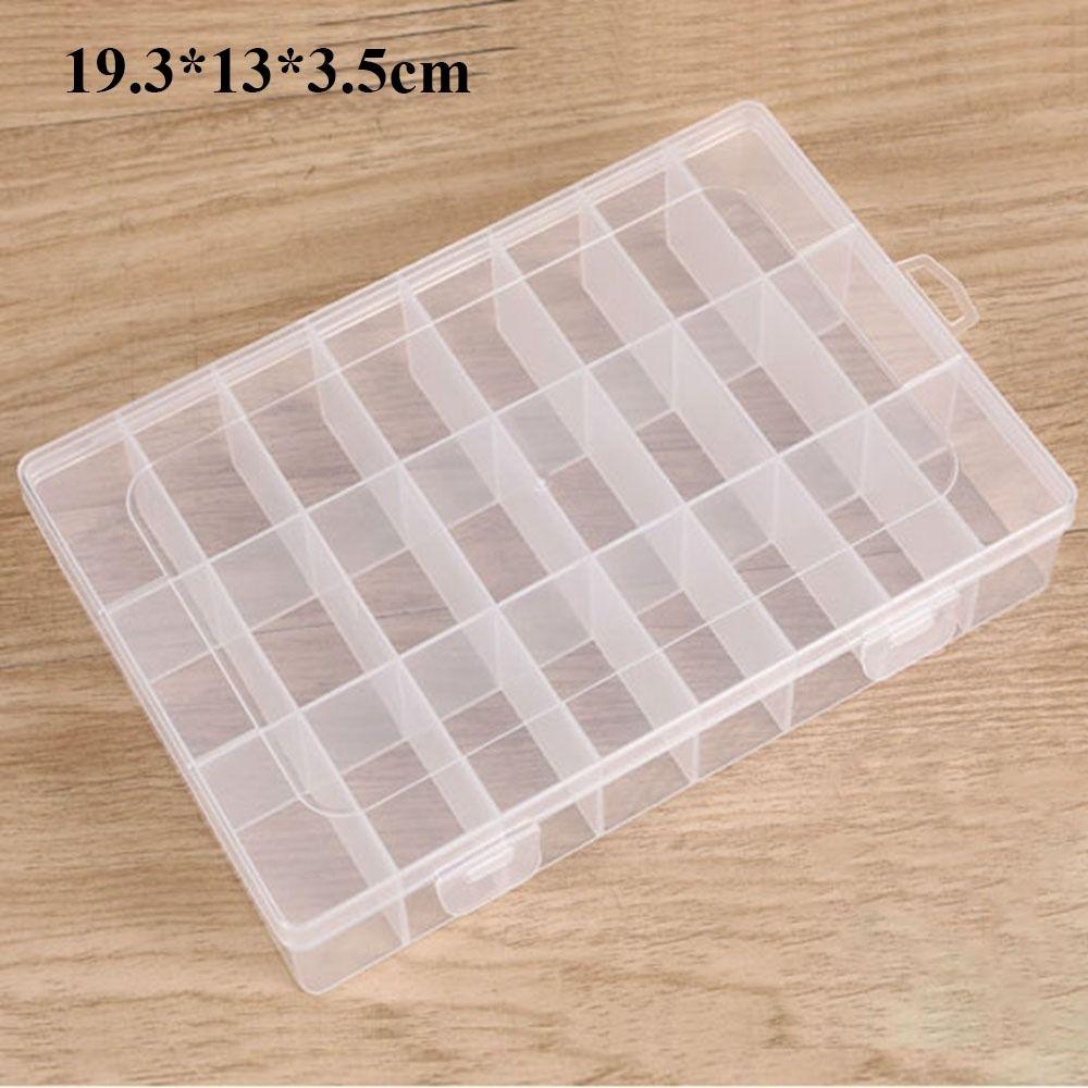 Transparent Jewelry Beads Container Plastic Packing Boxes Hot Storage Box Power Tools Holder