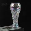 Transparent Beer Mug Soccer Glass, Large Capacity Sports Themed Mug, Novelty Clear Football Texture Trophy Cup for Pub Home Bar Party, Fan Gift Unique