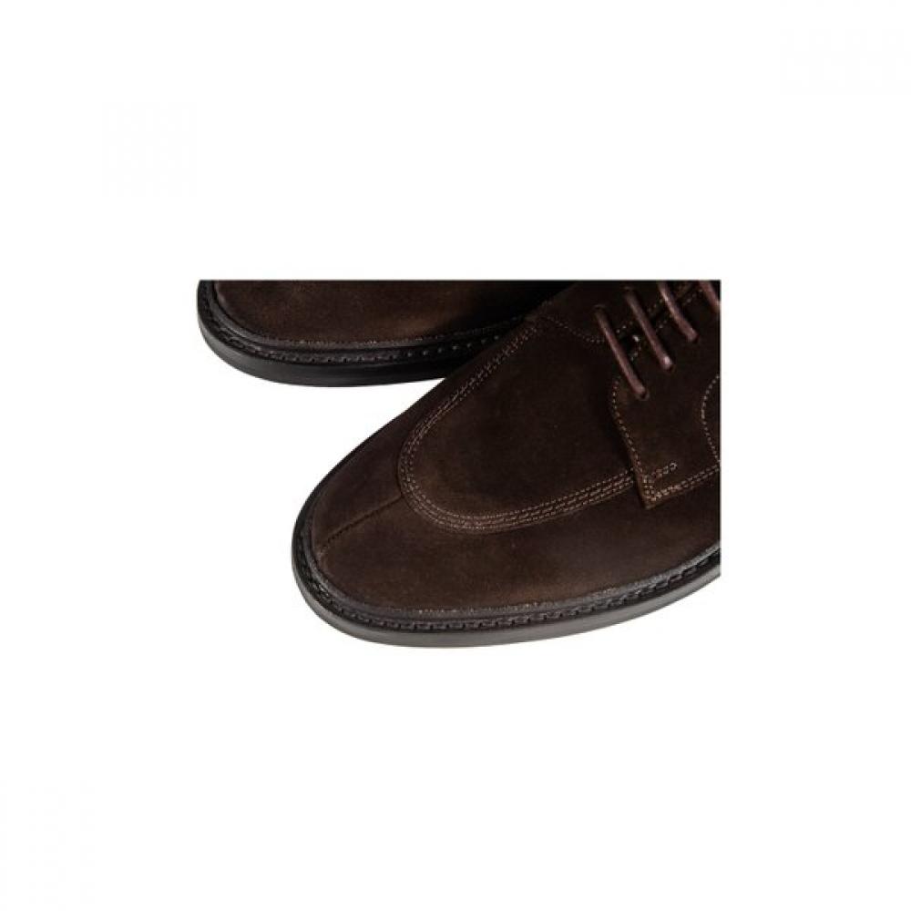 Loake Westminster Dunkelbraunes Wildleder Seoul Edition
