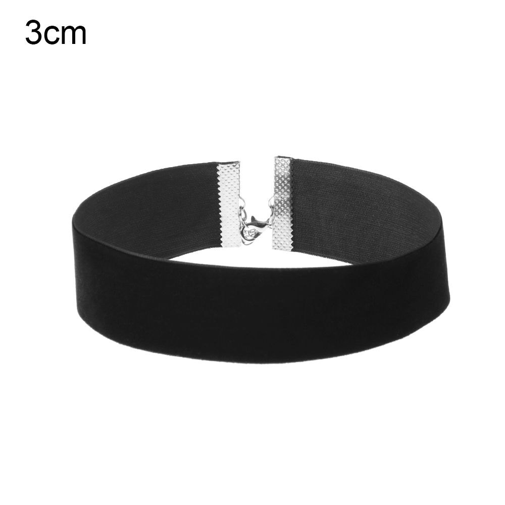 Adjustable Classic Vintage Retro Necklace Velvet Choker Gothic Black Ribbon