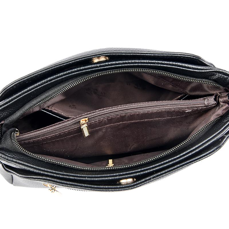 Soft Genuine Leather Shoulder Bag for Women Crossbody Bags Casual Women's Handbags Messenger Bag