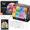 Marker 120 Illustration Color Pen Blender Sketchbook Thick and Fine Carrying Case Perfect for Coloring Art Gift for Adults and Kids Set,