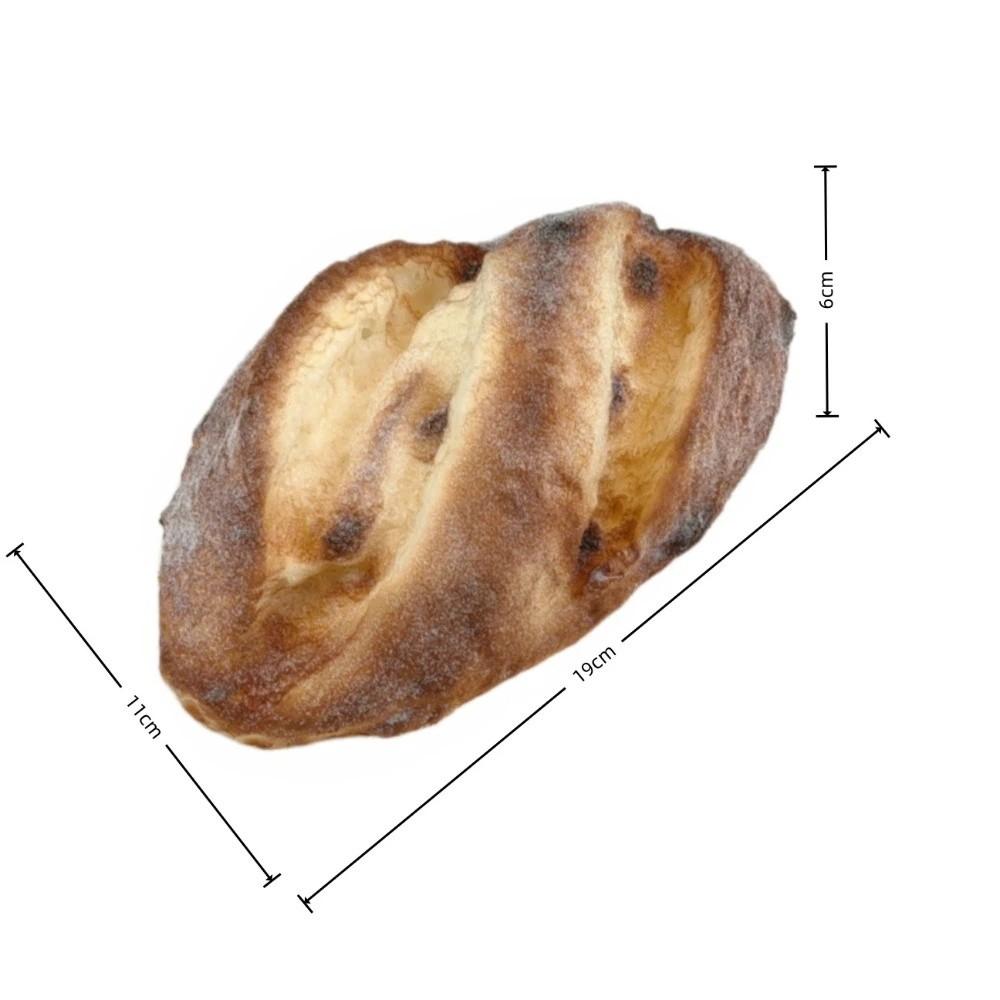 Party Decorations Soft PU Faux Bread Non-Toxic Interesting Imitation French Bread Decorative Realistic Toast Model Display Shelf