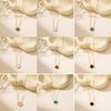 Hot Four-leaf Clover Necklace Golden Double-sided Fritillaria Fashionable New Style Versatile Women