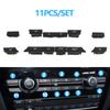 Dashboard Air Conditioning AC Button Venlitation Key Cap Repair Kit Replacement For BMW X3 F25 2014-2017 X4 F26 2013-2018