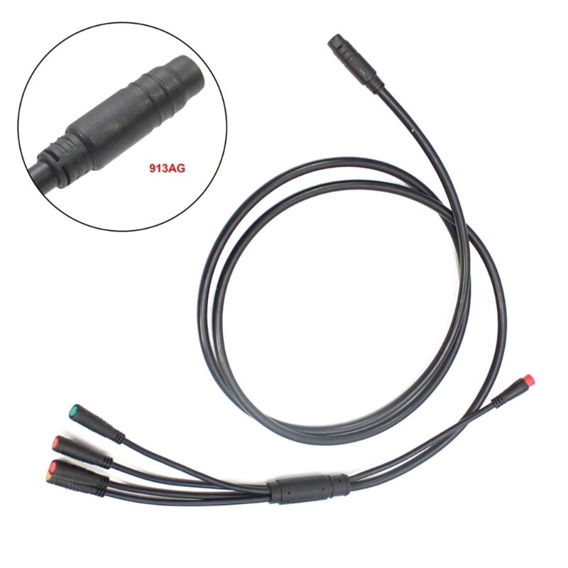 1T5 9 Pin Electric Scooter Connector Cable For Throttle Display Controllers With Brake And Throttle Support
