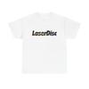 LaserDIsc Vintage Logo Graphic T Shirt Retro Movies Unisex Heavy Cotton Tee