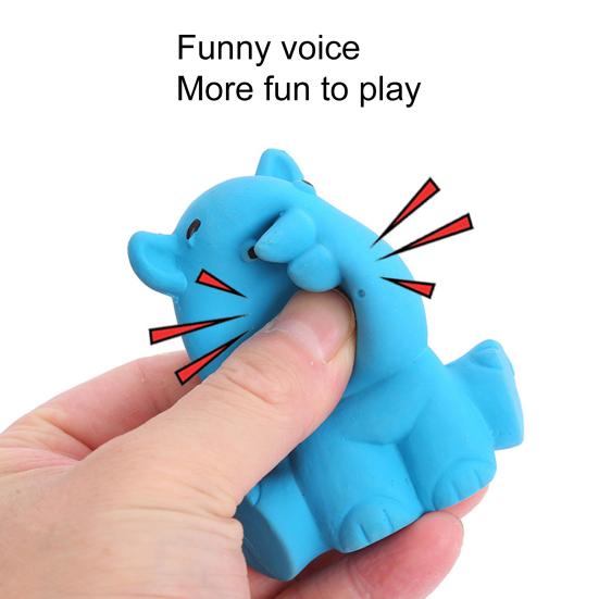 Yousheng Jouet à Mâcher pour Chien Résistant aux Morsures Nettoyage des Dents Doux Sonnette Intégrée Forme d'Animal de Dessin Animé Soin Buccal Jouet Couinant pour Chiots pour l'Éducation