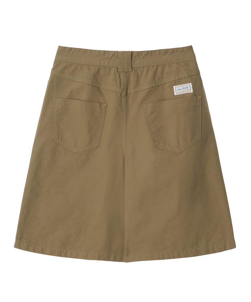 Nyuluki Vintage Cotton Cargo Shorts_Beige