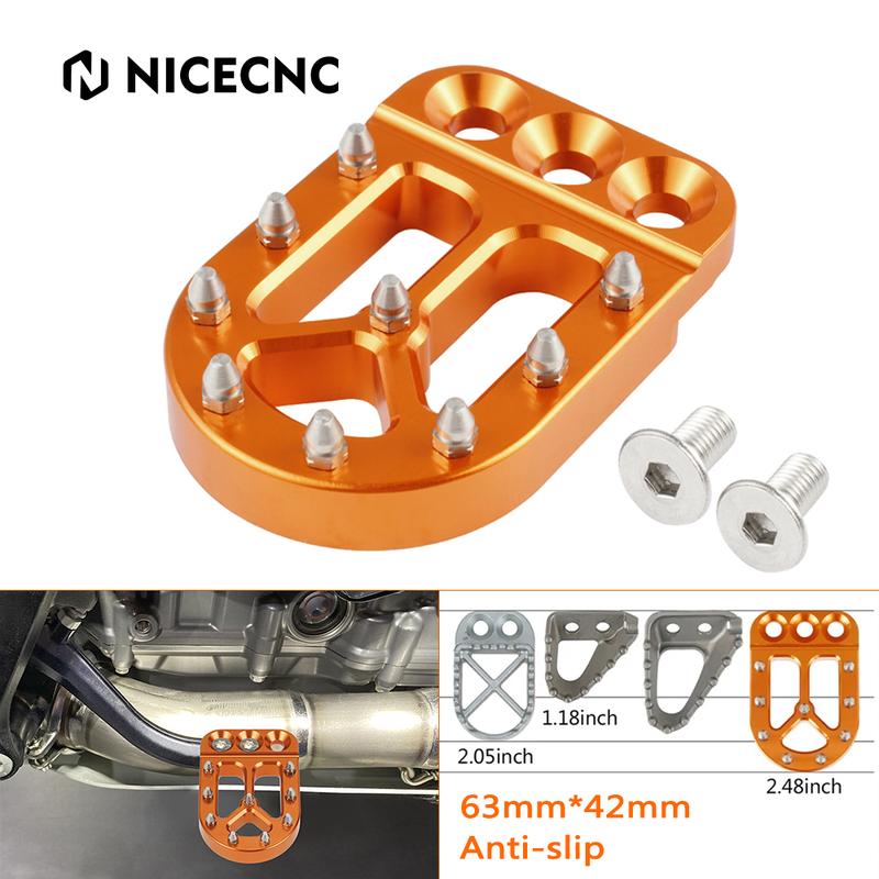 For KTM 390 Adventure 690 SMC R 690 Enduro R Foot Brake Lever Tip Extension Plate for KTM 790 890 Adventure/R Husqvarna 701 901