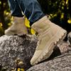 Heren Plus Size Antislip en Slijtvast Hoge Top Outdoor Militaire Laarzen Woestijnlaarzen Wandelschoenen Wandelschoenen Gevechtstrainingslaarzen