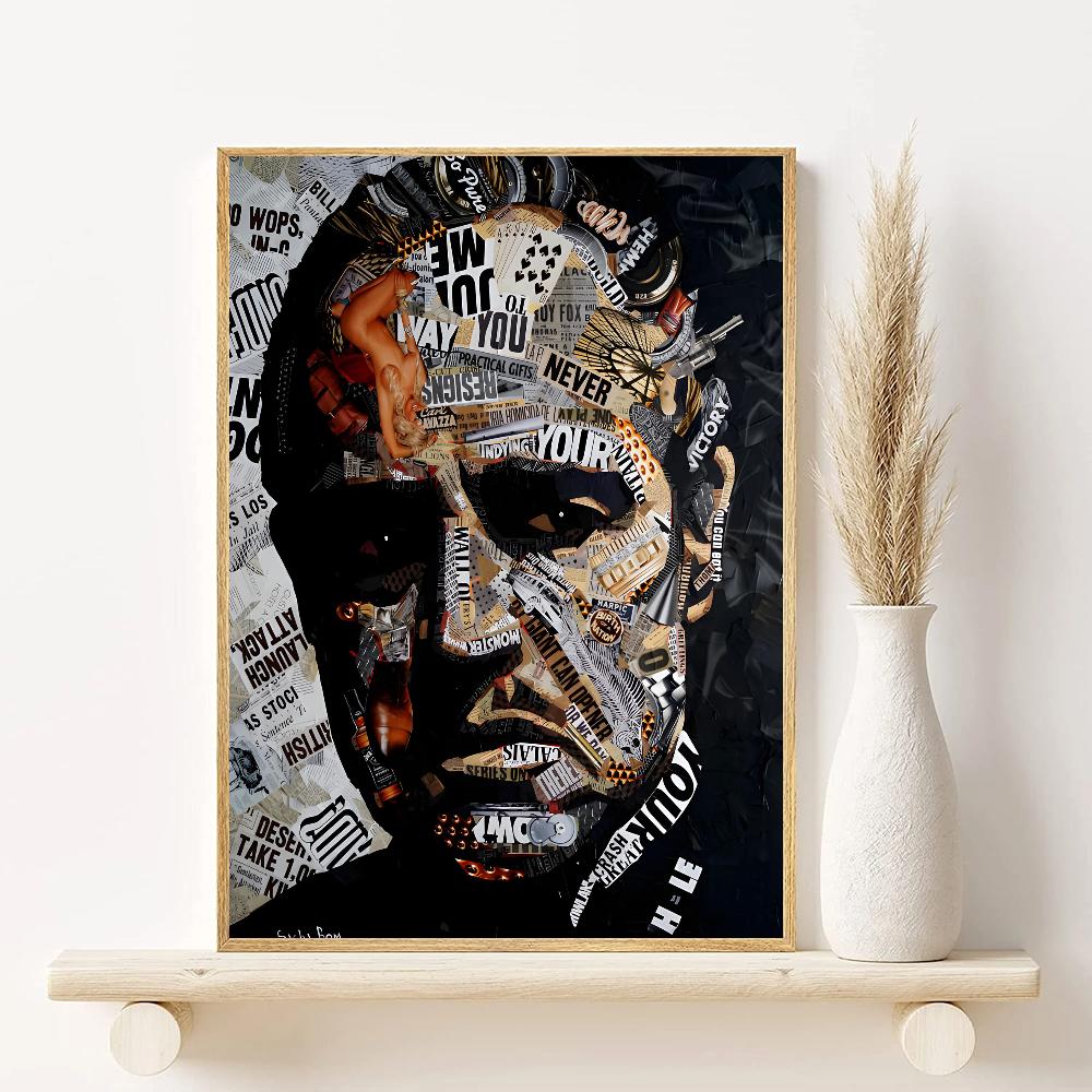 Klassische Filmgangster Der Pate Poster HD Kunst Leinwandmalerei Zuhause Wohnzimmer Schlafzimmer Bar Ästhetische Dekoration