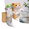 Asılı Saksılar İçin Sevimli Kedi Heykeli - Whimsical Garden Decor