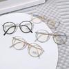Vintage Round Metal Frame Anti Blue Light Blocking Glasses Women Men Fashion Optical Eyewear Reading Computer Eyeglasses