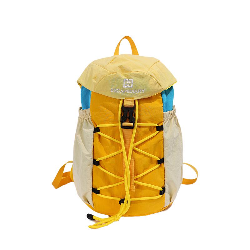 Unisex Fitness & Outdoor Mountaineering Backpack - Large Capacity, Lightweight, Foldable, Double Shoulder Bag