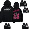 Herren Hoodie Buchstaben Anime Charakter Grafik Lockerer Mode Pullover Herbstkleidung Freizeitkleidung Damen Oberteile Sweatshirts