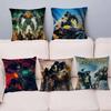 Housses de coussin Jantes de roue P-Pacific Film Dessin animé Canapé Décoration Maison Impression double face Peluche courte Mignon Housse de coussin