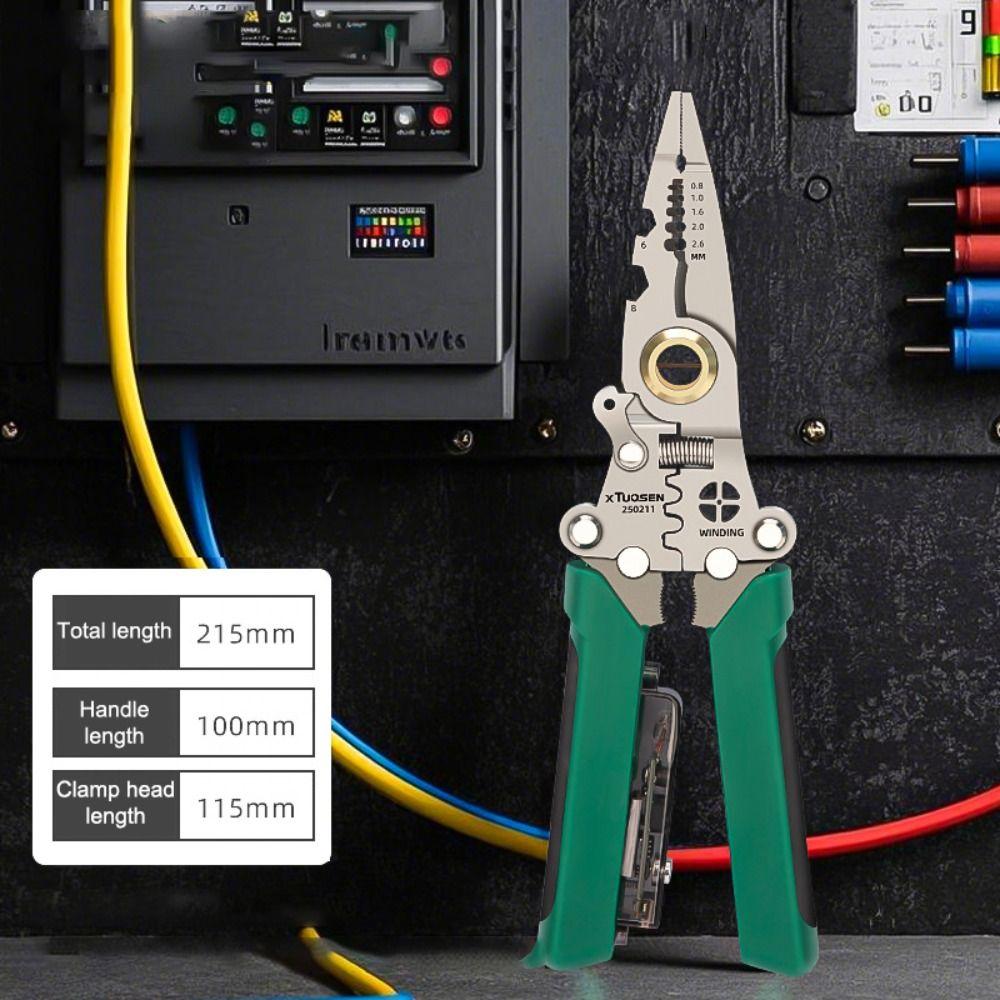 Multifunctional Wire Stripper Folding Foldable Electrical Test Pen Anti-slip Measuring Crimper Tool Crimping Application