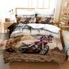 Moto da Cross Pilota Moto Comodo Piumone Copripiumone Federa Set Biancheria da Letto Decorazione Camera da Letto Bambini Tessile per la Casa