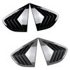 For BMW X4 F26 2014 2015 2016 2017 2018 Rear Side Window Louvers Air Vent Scoop Shades Cover Trim Blinds Car Accessories