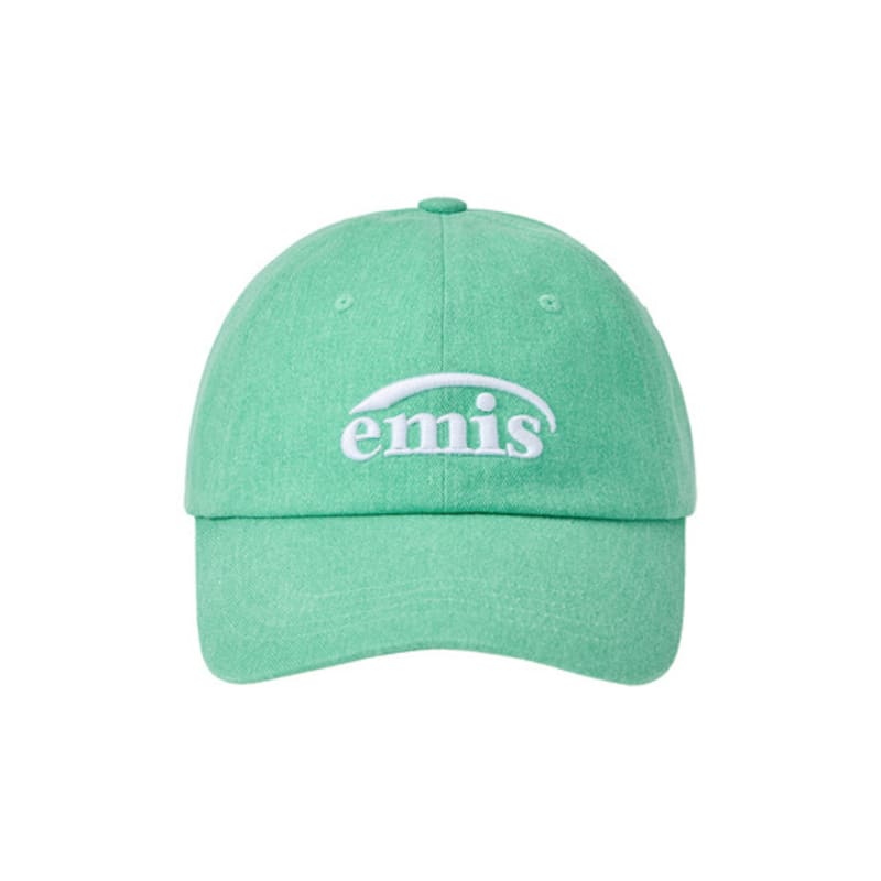 EMIS NEW LOGO PIGMENT BALL CAP-GREEN