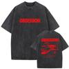 Vintage Gewassen Obsession Horrorfilm 2026 Grafisch T-shirt Mannen Vrouwen Mode Oversized T-shirts Klassieke Gotische Kleding T-shirt