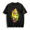 Cool Retro Skateboarding Banana Print Tee Street Style Music Themed Top Pure Cotton T-shirt