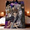 Vampire Knight Classic Vintage Throw Lightweight 240g Flannel Blanket Soft Skin-friendly for Summer Cooling