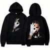 Hot Sale Drake ICEMAN Concert Hoodie Hip Hop Rap Singer Double Sided Printed Unisex Long Sleeve Fashion Soft Sweatshirt Loose Cozy and Versatile
