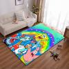 Cartoon Carpet with Rainbow Design for Kids' Room Suitable for Use As an Anti-slip Game Mat for Living Room and Bedroom Sofas