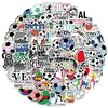 100x Soccer Stickers Sports Stickers Graffiti Stickers Skateboard Decals Football Theme Art Stickers