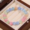 Natuurlijke Zevenkleurige Kattenoog Macaron Kralenarmband voor Vrouwen