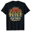 Legende Gaat Met Pensioen 2026 Niet Mijn Probleem Grappig Pensioen T-shirt Mode Katoen Korte Mouw Oversized Los T-shirt Tops