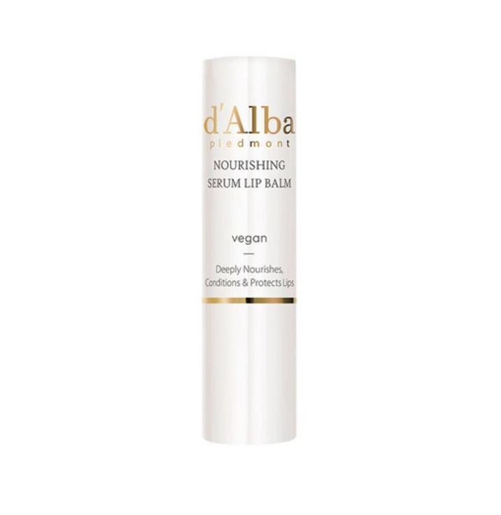d’Alba White Truffle Nourishing Serum Lip Balm 3.6g – Vegan Moisturizing Lip Care