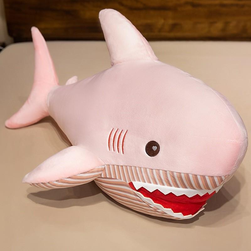Shark Plush Toy Cartoon Soft Stuffed Animal For Kids Birthday Gift