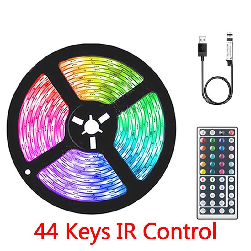 0.5M 1M 2M 3M 4M 5M 10M 20M LED Strip Light RGB 5050 SMD Flexible Tape Diode Light For Christmas Holiday Wedding Birthday Home Bedroom Decor DC5V
