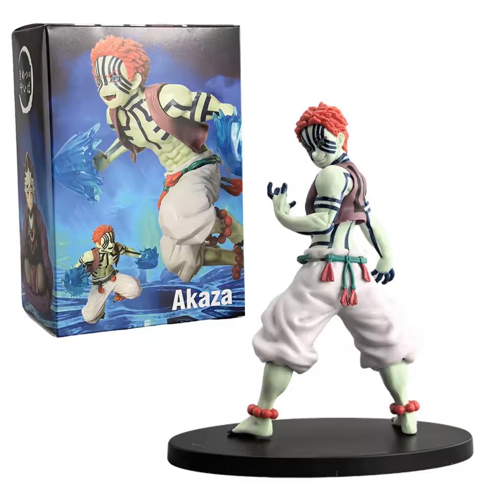 Demon Slayer Akaza Hakuji Anime Figure Model Doll Action Figurine Pvc Decoration Peripheral Desktop Ornament Toy