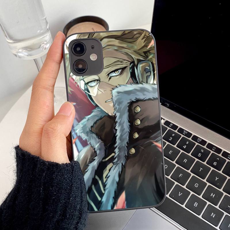 Anime MHA Hawks BNHA Phone Case for IPhone 18 11 12 13 mini pro XS MAX 8 7 6 6S Plus X 5S SE 2020 XR cover