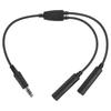 Professional U174/U Helicopter Headset Converter Cable Cord for Double Plugs Aviation Interfaces Tactical Communication