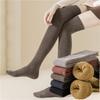 Dicke warme lange Damensocken Overknee-Socken Herbst und Winter plus samtige oberschenkelhohe lange Socken