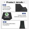 CTGI2 Car Styling Suede Seat Back Headrest Pillow Cover Dustproof Pad Accessories For Skoda Fabia 1 2 Octavia A7 RS Superb Rapid Yeti