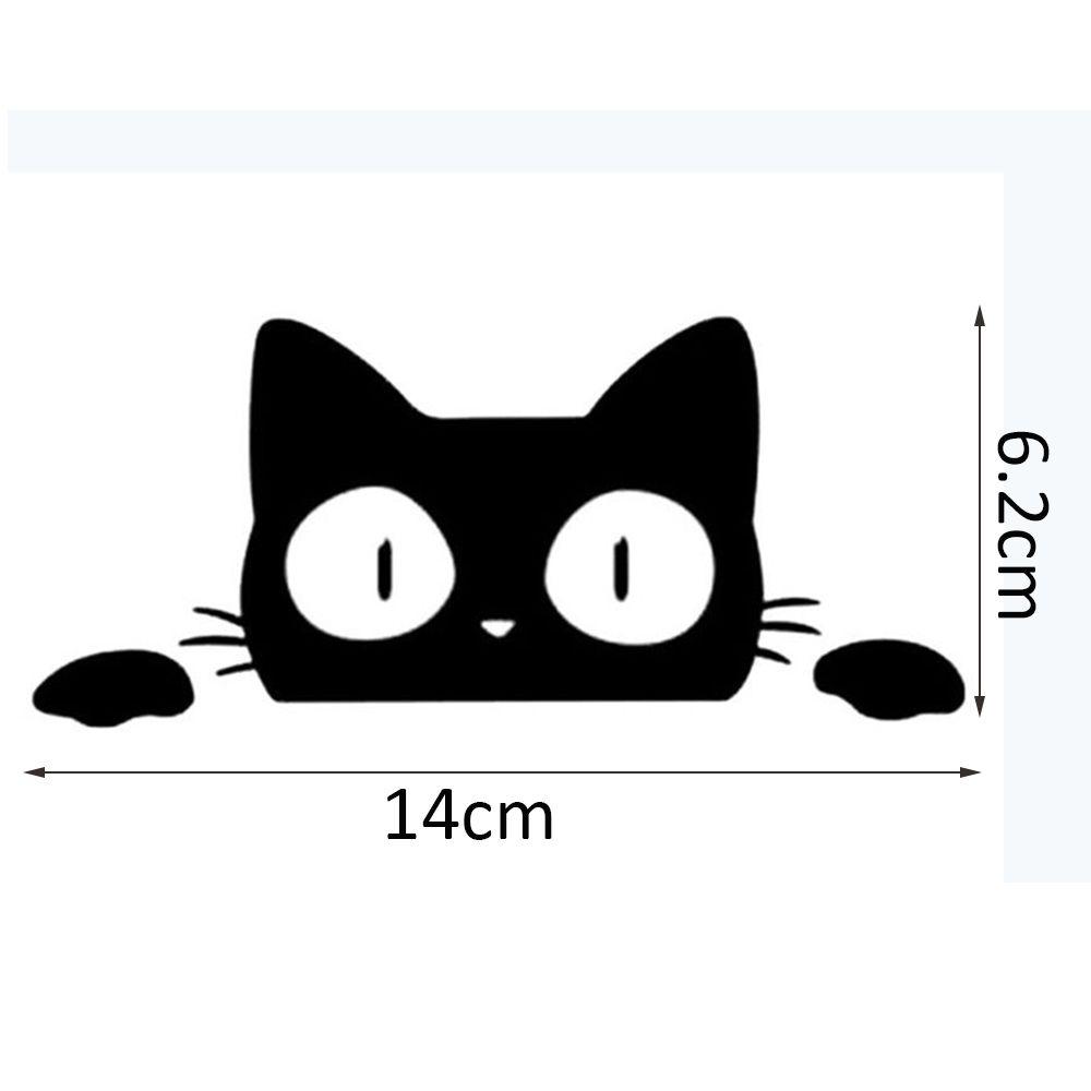 Car Door Window Car Styling Decoration Car Sticker Vinyl Surprise Cat Peeking Vehicle Decal