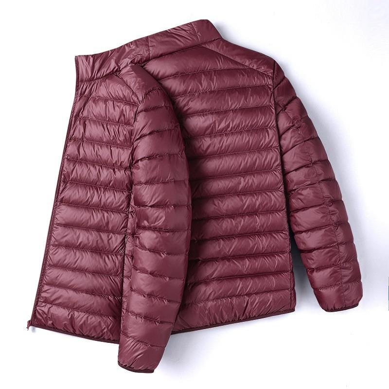Winter Neueste Herren Leichte und Kurze Trendige Alltags Baumwollkleidung Schlanke und Warme Herren Kapuzenjacke