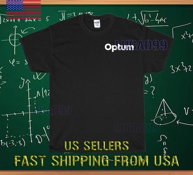 NEW SHIRT OPTUM - HEALTH WHITE RACING LOGO T shirt FUNNY SIZE S-5XL