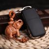 Pandantiv elefant din lemn unisex breloc mașină breloc cadou