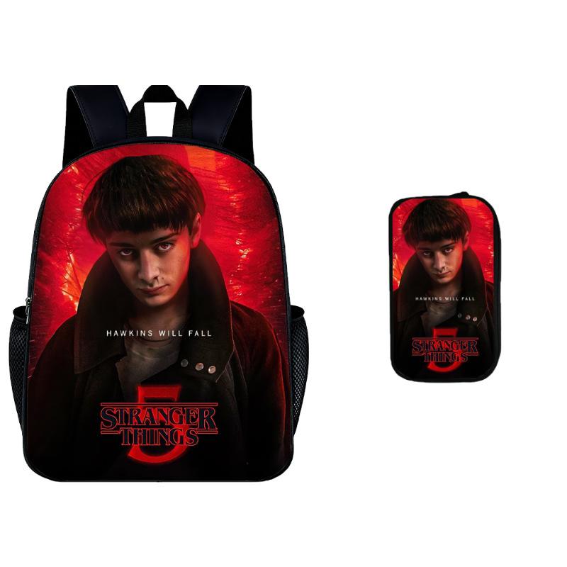 Stranger Things 5 Kinderrucksack Federmäppchen 2-teiliges Set KTB