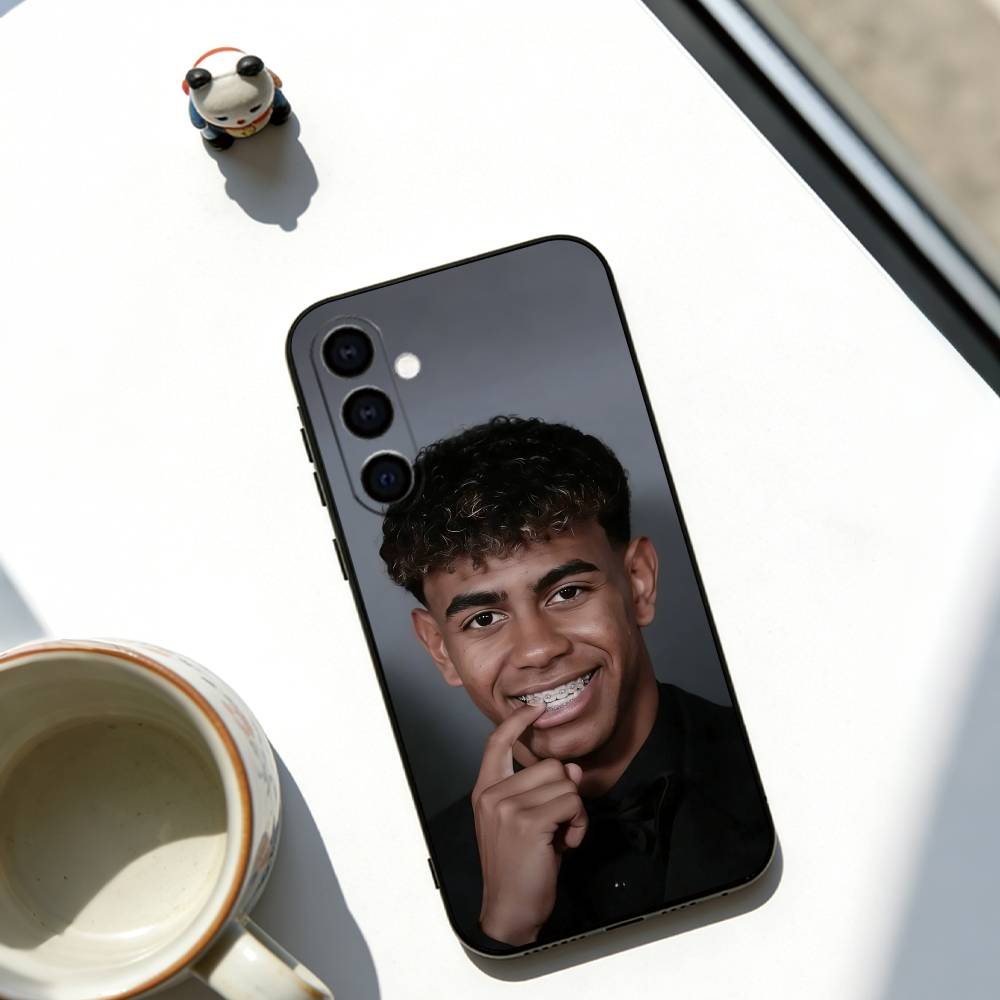 Football 19 L-Lamines  Phone Case For Samsung Galaxy A73,A72,A71,A70,A53,A52,A51,Soft Silicone Black Cover
