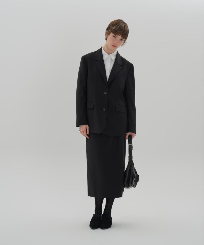 Jun By Jun K Classic Oversized Jacket_Black