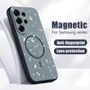 Magnetic For Magsafe Case For Samsung Galaxy S26 Ultra S25 Edge S24 Plus S23 FE S22 A17 A54 A55 A56 A57 5G Lucky Stars Planet Pattern Cover